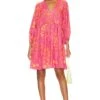 Garden Party Shenandoah Mini Dress Dragonfruit -Hot Sale Clothing Store JENS WD561 V1