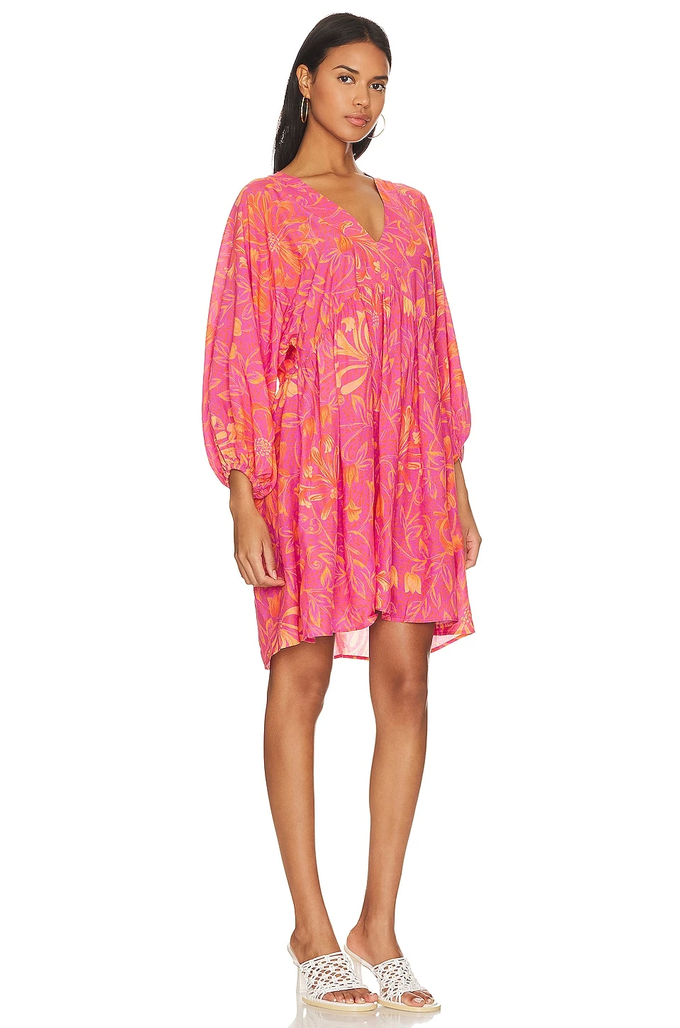 Garden Party Shenandoah Mini Dress Dragonfruit 4 Garden Party Shenandoah Mini Dress Dragonfruit - Image 2