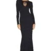 Midi Tie Dress Navy & Black Tinsel 2 Midi Tie Dress Navy & Black Tinsel -Hot Sale Clothing Store JOOR WD35 V1