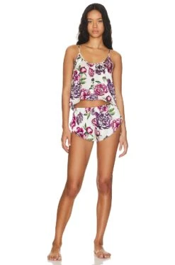 Celine Tulip Shortie Blush Peony Print 9 Celine Tulip Shortie Blush Peony Print -Hot Sale Clothing Store JRNE WI76 V4