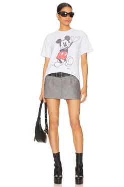 Waving Mickey Tee White 9 Waving Mickey Tee White -Hot Sale Clothing Store JUNK WS1812 V4