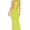 X REVOLVE Sloane Gown Chartreuse -Hot Sale Clothing Store KATR WD238 V1