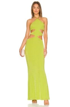 X REVOLVE Sloane Gown Chartreuse