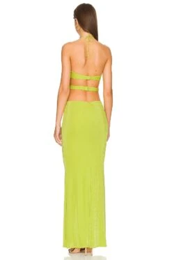 X REVOLVE Sloane Gown Chartreuse -Hot Sale Clothing Store KATR WD238 V3