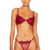 Zahra Underwire Bra Red -Hot Sale Clothing Store KTHE WI140 V1