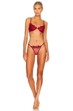 Zahra Underwire Bra Red -Hot Sale Clothing Store KTHE WI140 V4