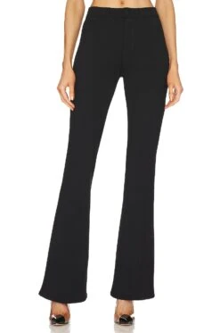 Marty High Rise Flare Black