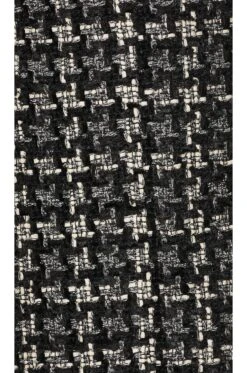 Oakley Longline Double Breasted Black & Ivory Metallic Houndstooth -Hot Sale Clothing Store LAGR WO140 V5