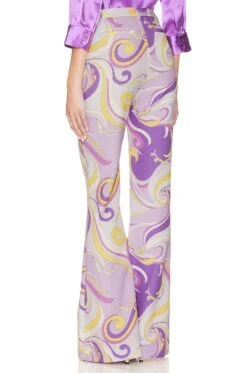 Lane Flared Trouser Light Orchid Multi Saint Martin -Hot Sale Clothing Store LAGR WP76 V3