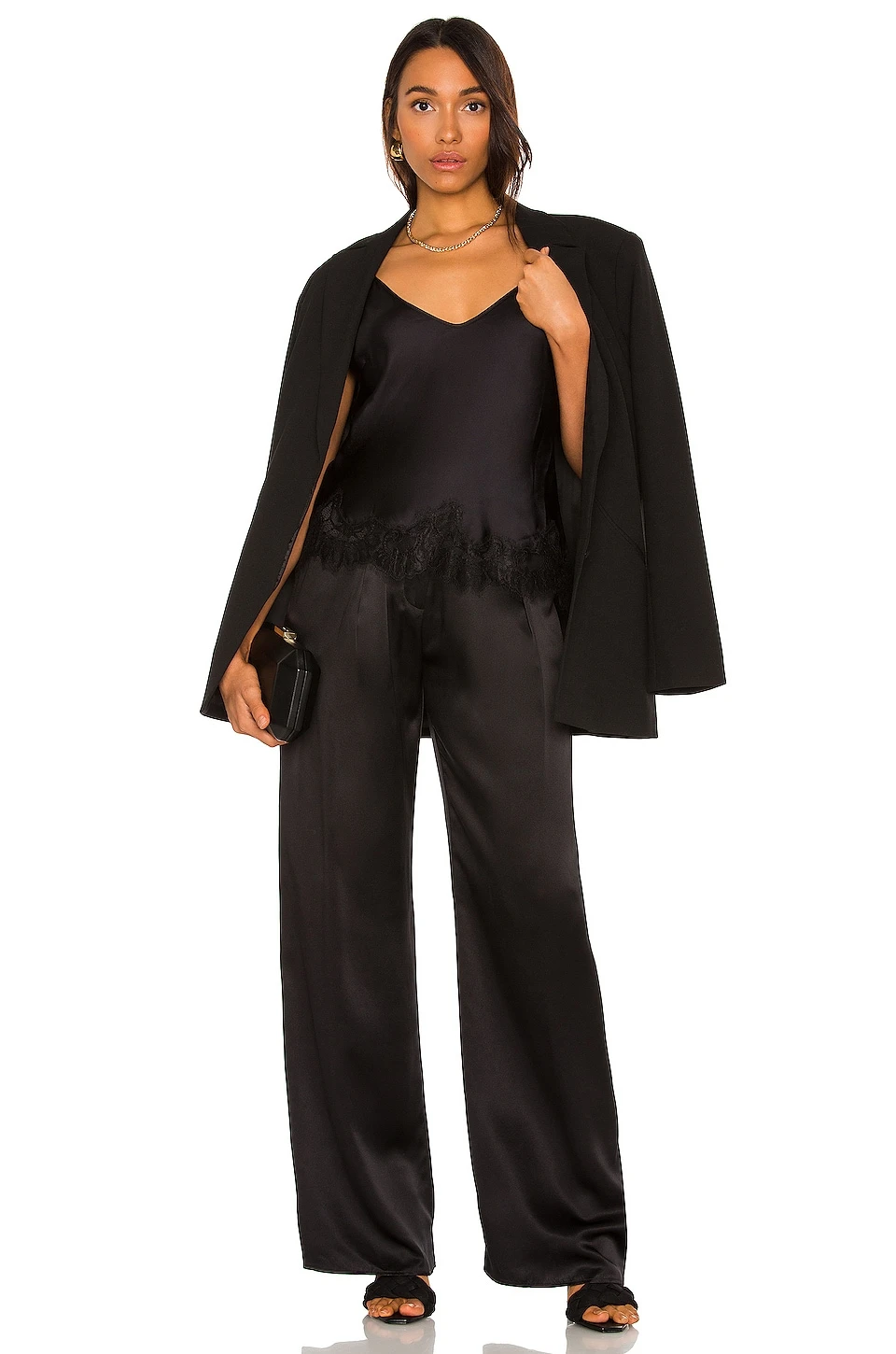 Dayna Lace Cami Black 6 Dayna Lace Cami Black - Image 4