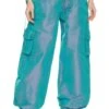 Low Rise Utility Pant Aqua -Hot Sale Clothing Store LAQH WP13 V1