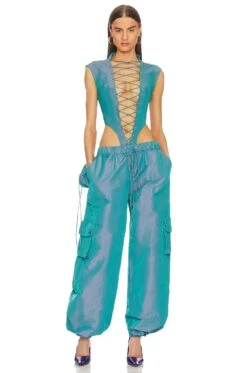 Low Rise Utility Pant Aqua 11 Low Rise Utility Pant Aqua -Hot Sale Clothing Store LAQH WP13 V5