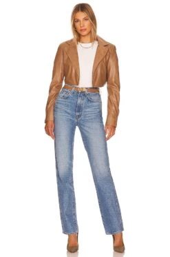 Nicia Cropped Jacket Sesame -Hot Sale Clothing Store LARX WO167 V4