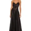Jaegar Maxi Dress Black -Hot Sale Clothing Store LCDE WD641 V1