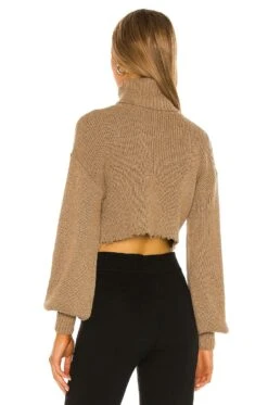 Lucia Cropped Turtleneck Olive Bark 12 Lucia Cropped Turtleneck Olive Bark -Hot Sale Clothing Store LCDE WK117 V3