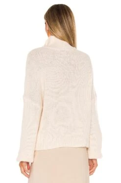 Oliver Zip Up Sweater White -Hot Sale Clothing Store LCDE WK66 V3