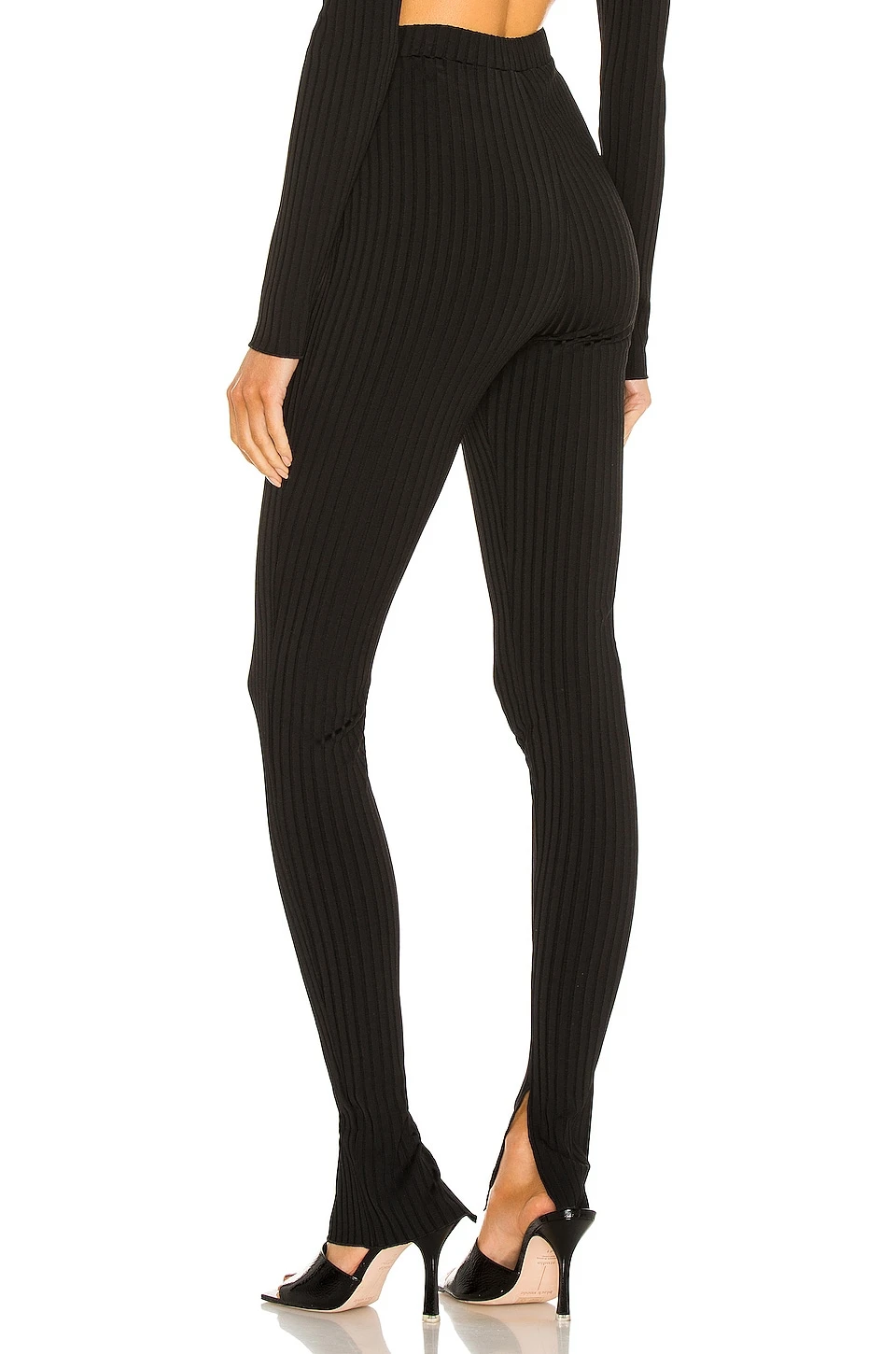 Split Front Legging Black 5 Split Front Legging Black - Image 3