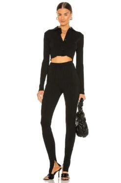 Split Front Legging Black 9 Split Front Legging Black -Hot Sale Clothing Store LCDE WP151 V4