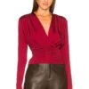 Gamel Top Burgundy -Hot Sale Clothing Store LCDE WS811 V1