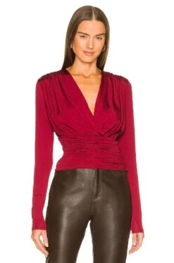 Gamel Top Burgundy