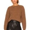 Maia Sweater Mocha -Hot Sale Clothing Store LEAX WK134 V1