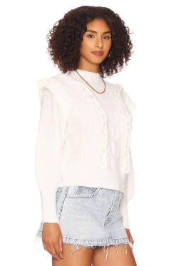 Victoria Sweater Ivory -Hot Sale Clothing Store LEAX WK144 V2