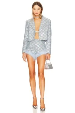 Skylar Jacket Blue -Hot Sale Clothing Store LEAX WO88 V5