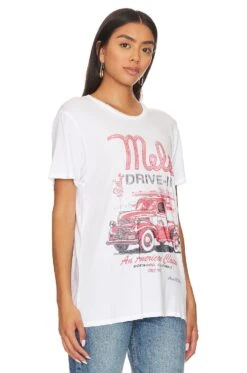 Wolf Mel's Drive In Tee White -Hot Sale Clothing Store LMOS WS1690 V3