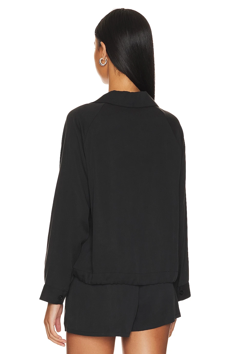 Drawstring Button Up Pirate Black 5 Drawstring Button Up Pirate Black - Image 3