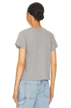 Fallon V Neck Tee Heather Grey -Hot Sale Clothing Store LNA WS1496 V3