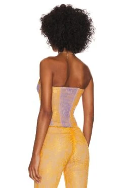 Carmen Corset Orange & Lilac -Hot Sale Clothing Store LOBR WS1 V3