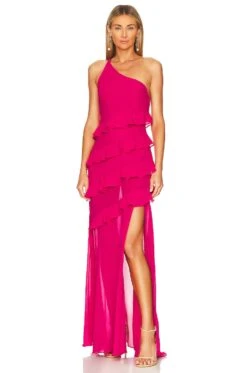 Junette Gown Magenta Pink