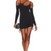 Paula Mini Dress Black -Hot Sale Clothing Store LOVF WD3498 V1