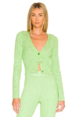 Mckenna Cardigan Marled Green