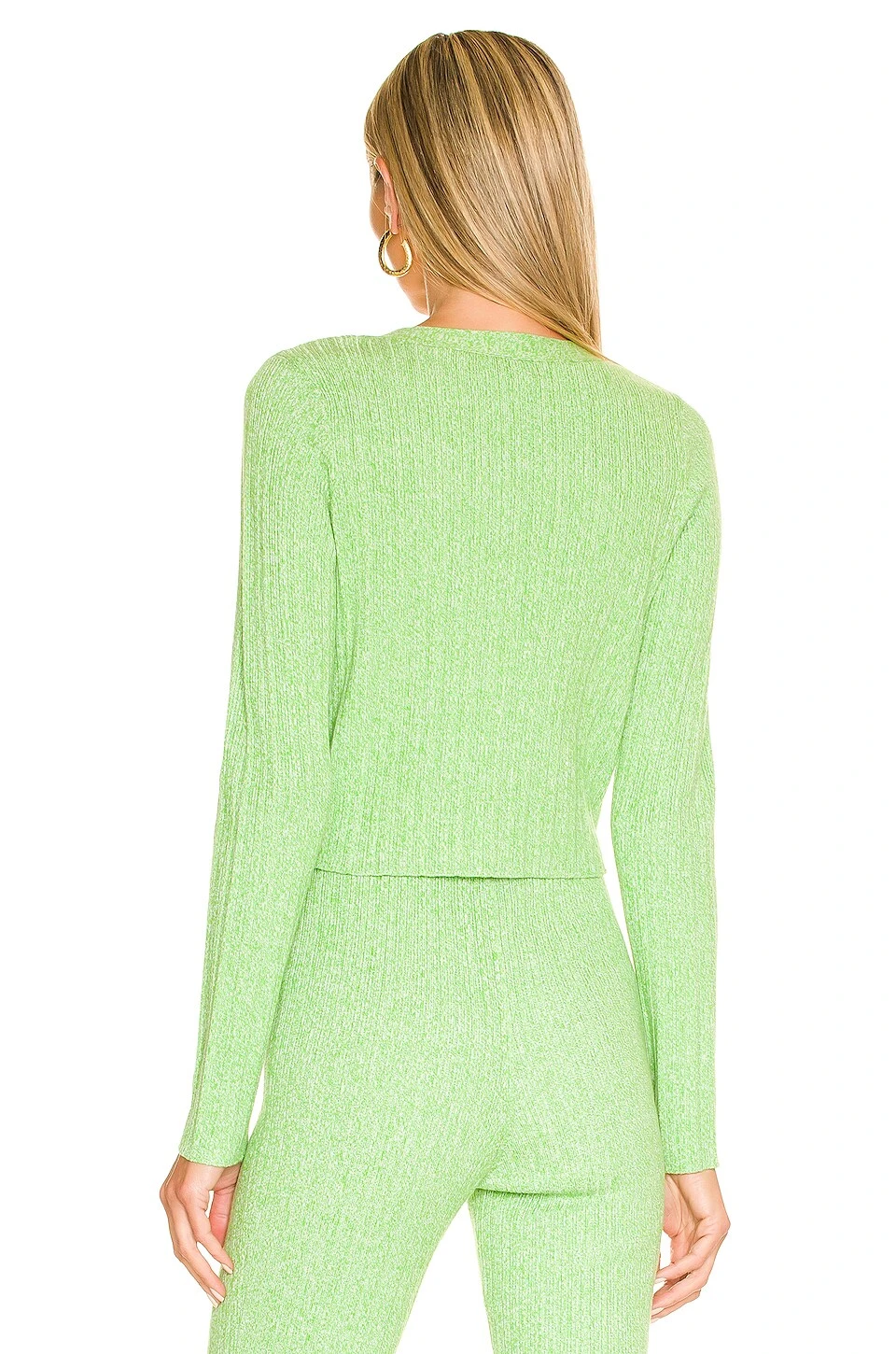 Mckenna Cardigan Marled Green 5 Mckenna Cardigan Marled Green - Image 3