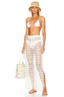 Chiara Pant White -Hot Sale Clothing Store LOVF WP616 V5