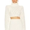 Laraine Cable Turtleneck Sweater Ivory -Hot Sale Clothing Store LPAR WK219 V1