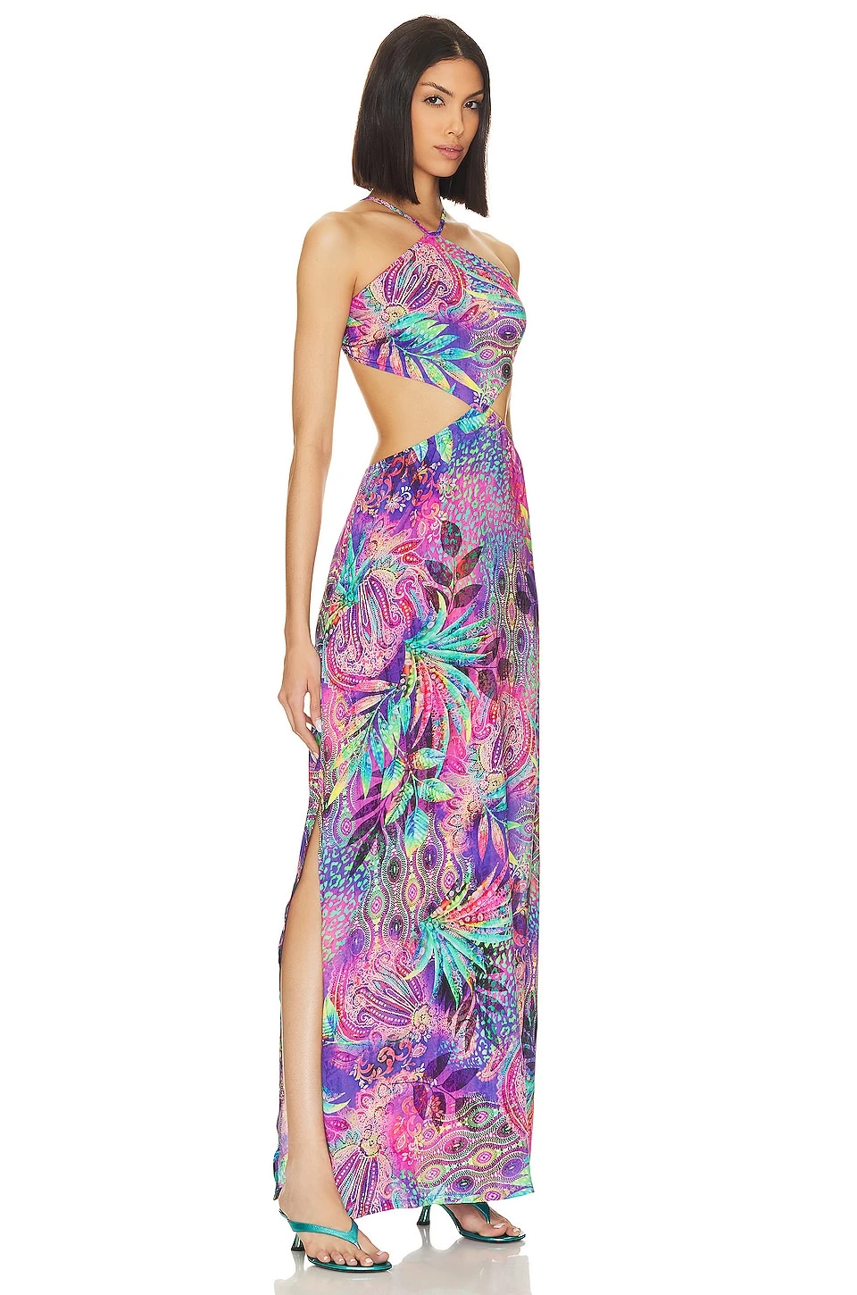 Cut Out Maxi Dress Jungle Fever 4 Cut Out Maxi Dress Jungle Fever - Image 2