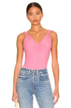Kiana Bodysuit Bubblegum Pink