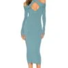 X REVOLVE Lora Midi Dress Aqua 1 X REVOLVE Lora Midi Dress Aqua -Hot Sale Clothing Store MELR WD515 V1