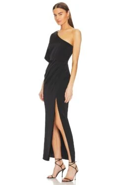 X REVOLVE Claire Maxi Dress Black -Hot Sale Clothing Store MELR WD799 V3