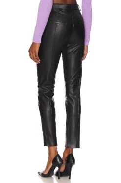 MILLY Rue Faux Leather Pants Black 8 MILLY Rue Faux Leather Pants Black -Hot Sale Clothing Store MILL WP56 V3