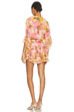 Ximena Dress GOLDEN POPPY MIX -Hot Sale Clothing Store MISA WD695 V3