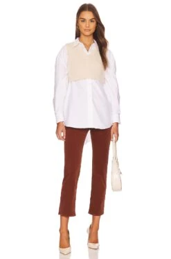 MOTHER The Tomcat Ankle Friar Brown -Hot Sale Clothing Store MOTH WP117 V4