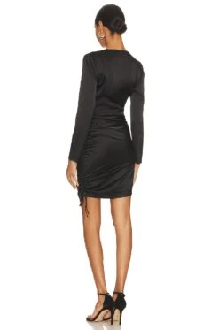 Brigette Drape Front Dress Black 9 Brigette Drape Front Dress Black -Hot Sale Clothing Store MOTO WD248 V3