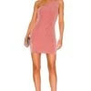 Gianna One Shoulder Dress Rose Pink -Hot Sale Clothing Store MOTO WD56 V1