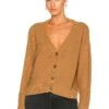 Harper Deep V Cardigan Brown -Hot Sale Clothing Store MOTO WK41 V1