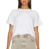 Jessa Boxy Crop Tee Optic White -Hot Sale Clothing Store NATI WS895 V1