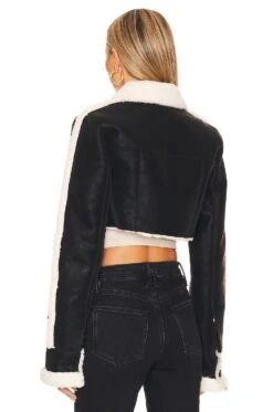 BLOUSON DOLLY Black & Ivory -Hot Sale Clothing Store NBDR WO69 V4