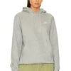 Nike Nsw Club Hoodie Grey Heather, Matte Silver, & White -Hot Sale Clothing Store NIKR MK27W V1